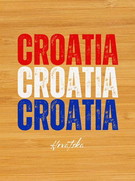 Drapeau croate, fierté croate