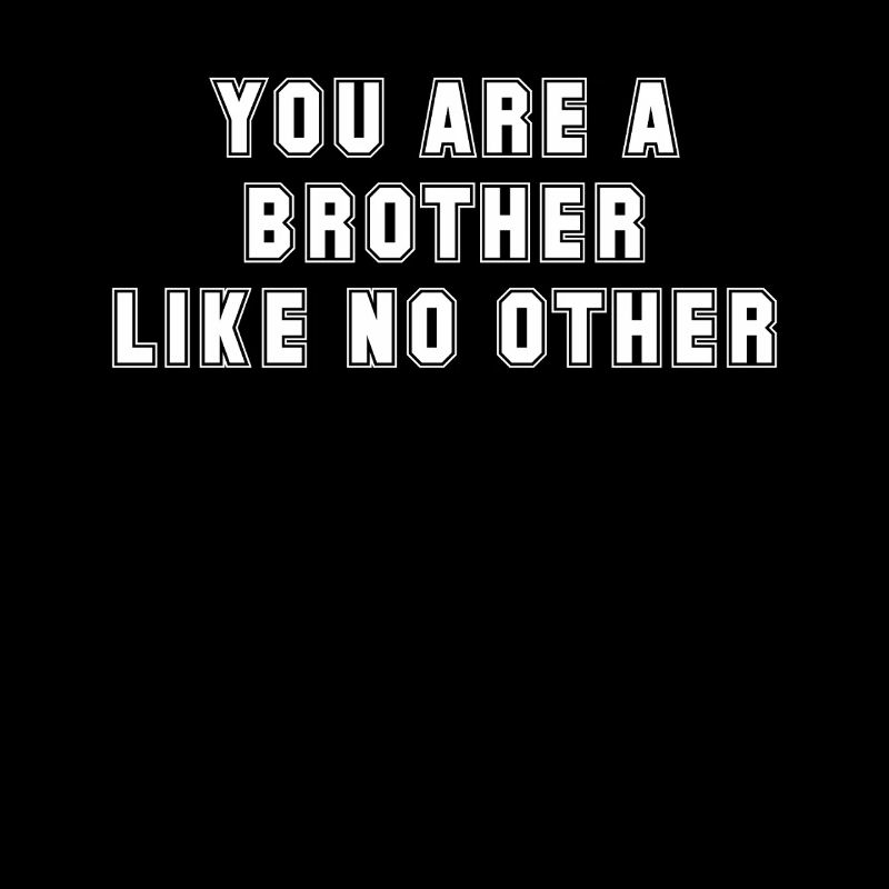Vous êtes un frère pas comme les autres
