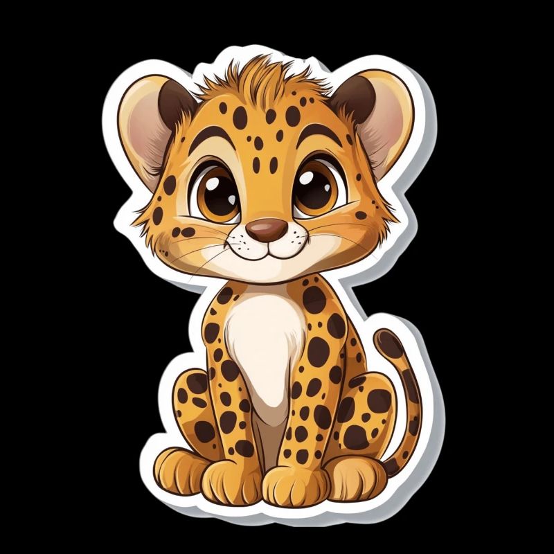 Guépard mignon