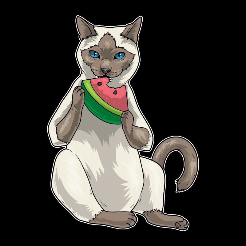 Chat siamois Pastèque