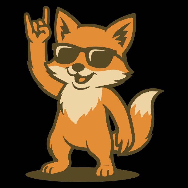 Renard en feu