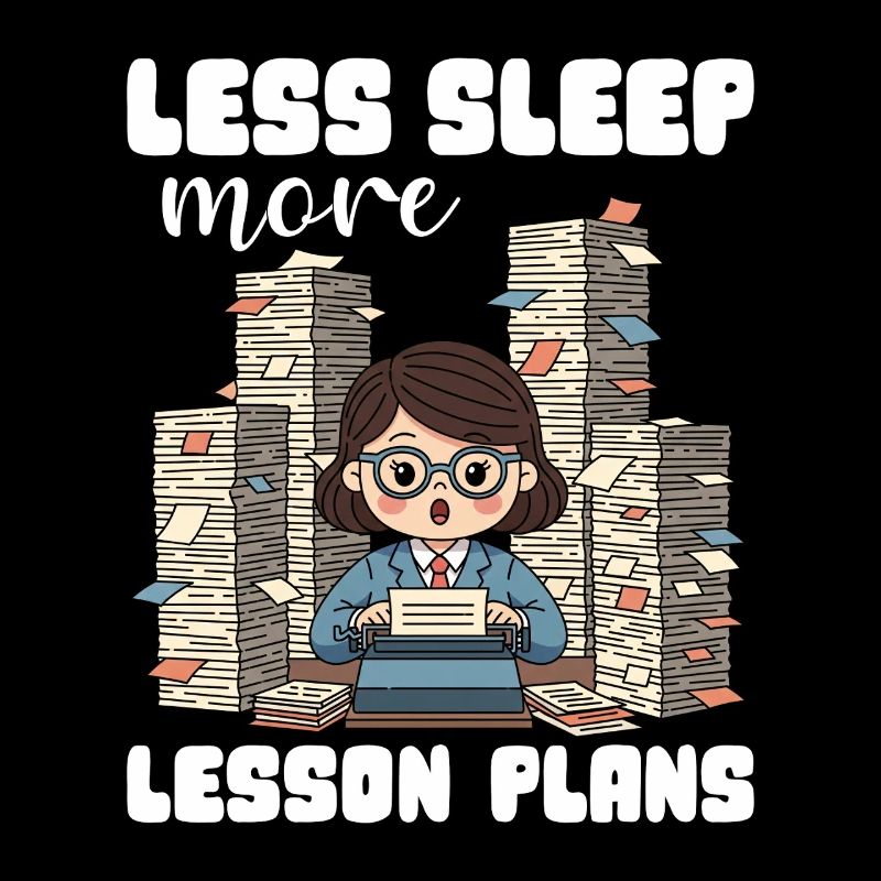 MOINS DE SOMMEIL, PLUS DE PLANS DE COURS - CADEAU POUR L’ENSEIGNANT