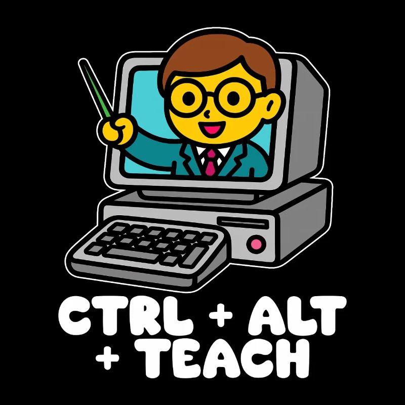 CTRL + ALT + TEACH - TEACHER GIFT