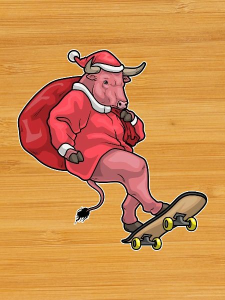 Taurus Christmas Skateboard