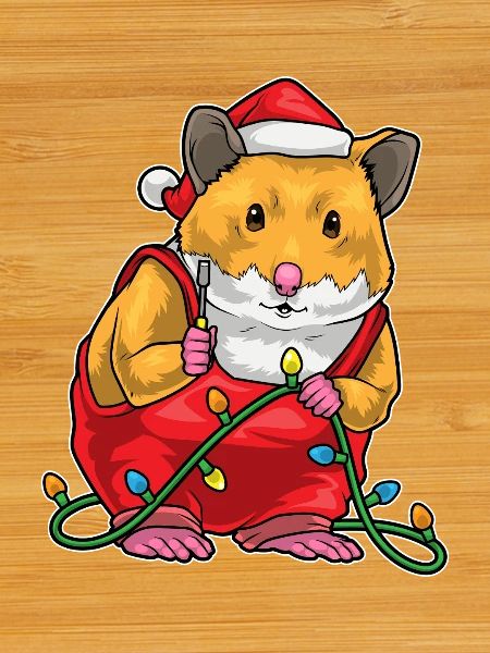 Hamster Christmas Craftsman