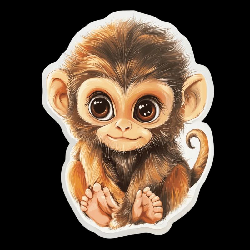 Singe Mignon Singe Cadeau pour les fans de Singe