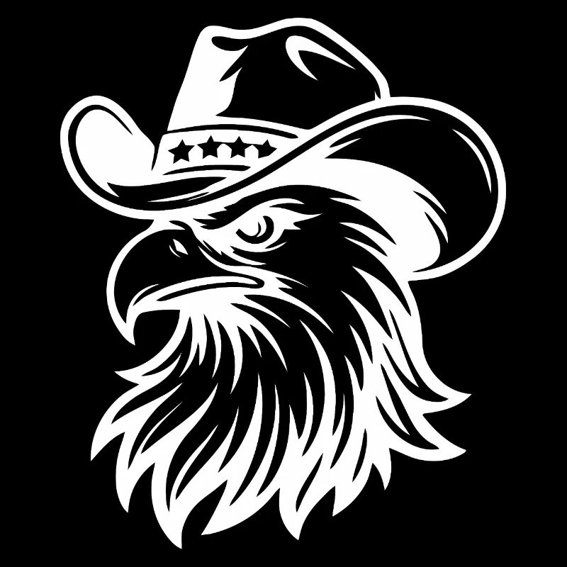 Patriotic Bald Eagle Illustration