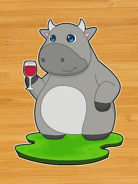 Cow Red Wine