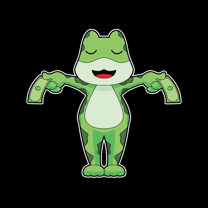 Billet de banque grenouille