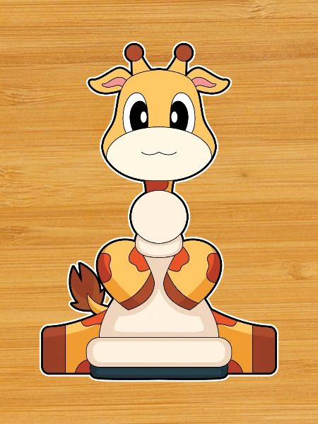Giraffe Chess Piece Farmer Chess