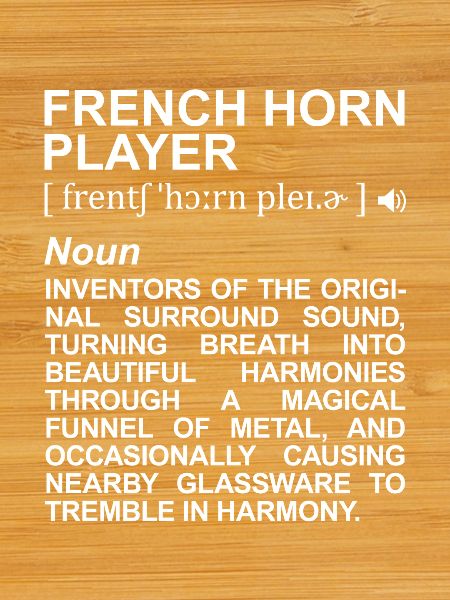French horn player definition