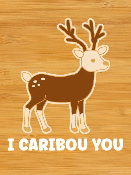 Festive Fox with Funny Phrase