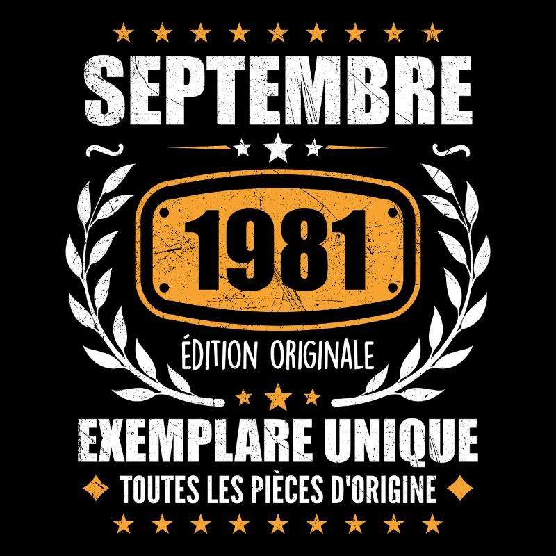Septembre 1981 Exemplaire Unique - Septembre 1981