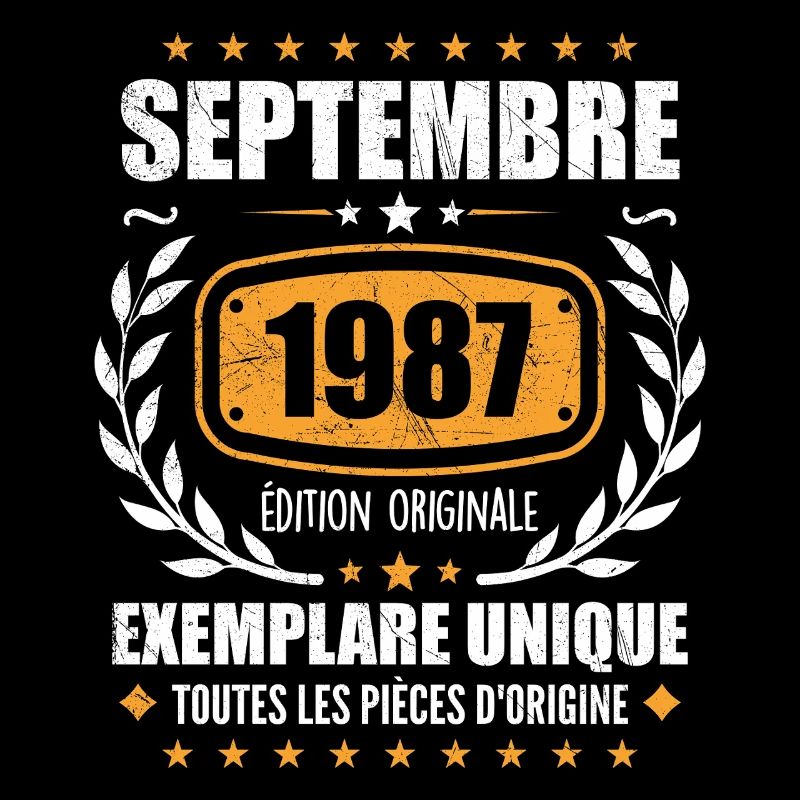 Septembre 1987 Exemplaire Unique - Septembre 1987