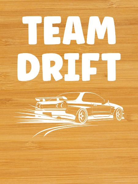 Monochrome drift car design