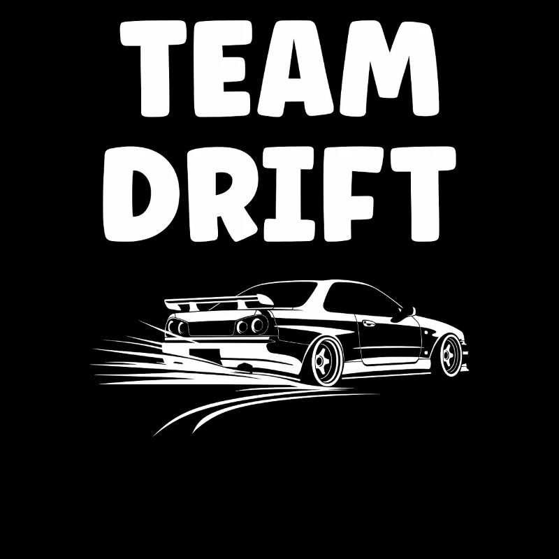 Einfarbiges Drift-Car-Design