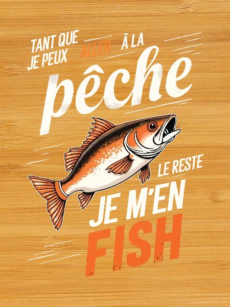 Humorous fishing draw