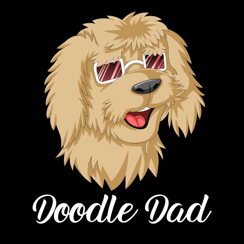Doodle Papa mit Sonnenbrille