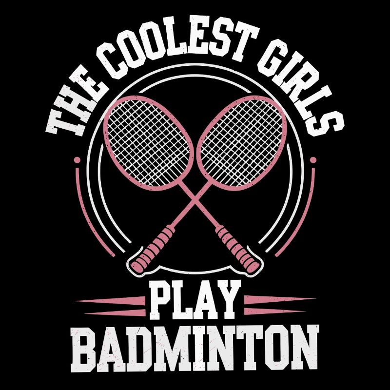 Conception de fille de badminton