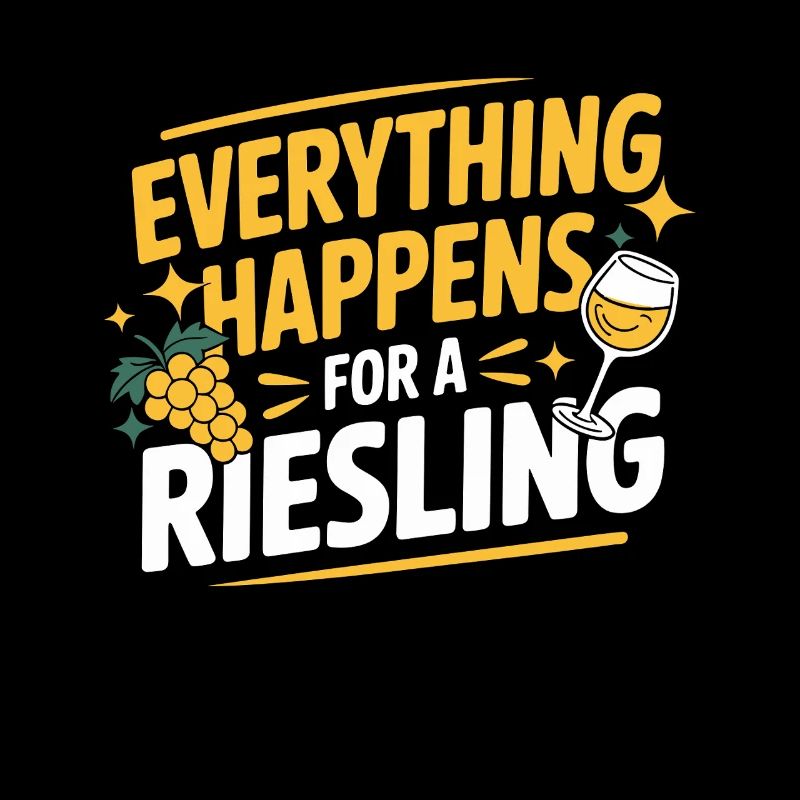 Wine Wine Drinker Everything Happens For A Riesling