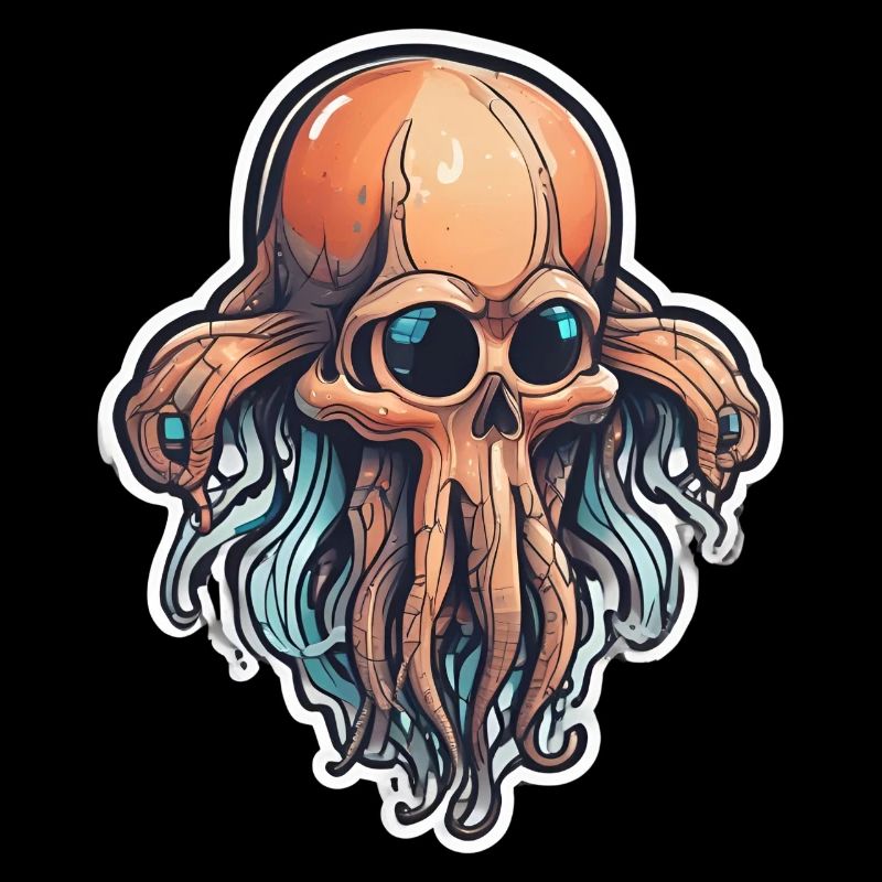 Eco-Friendly Squid Skull