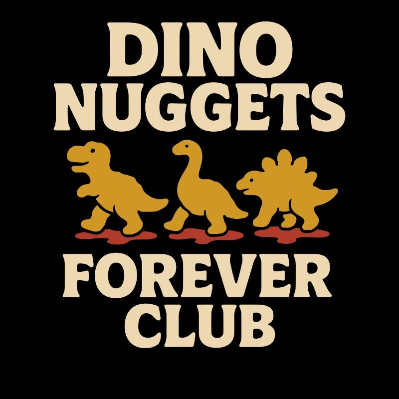 Dino Nuggets Nostalgie Drôle Snack Dinosaure