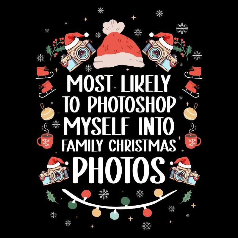 Photographie de Noël Impression Mème