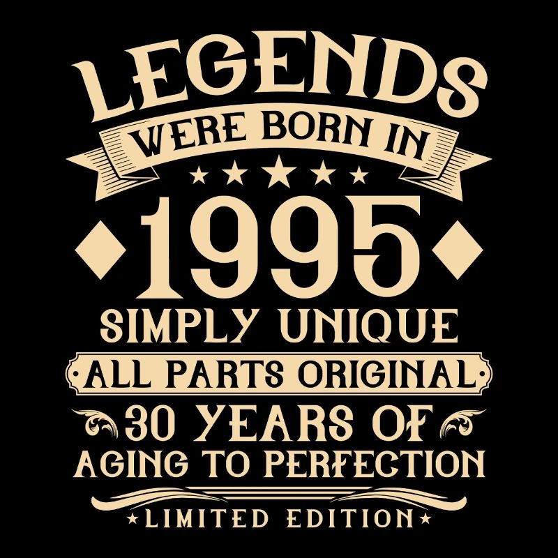 30e anniversaire de naissance : 1995 - 30 ans
