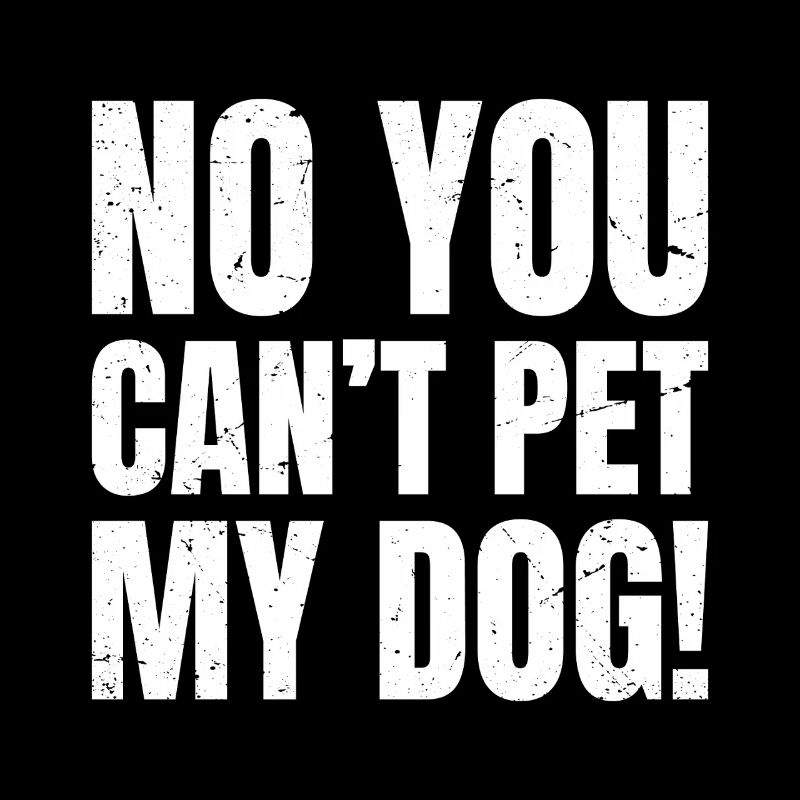 Non, vous ne pouvez pas caresser mon chien