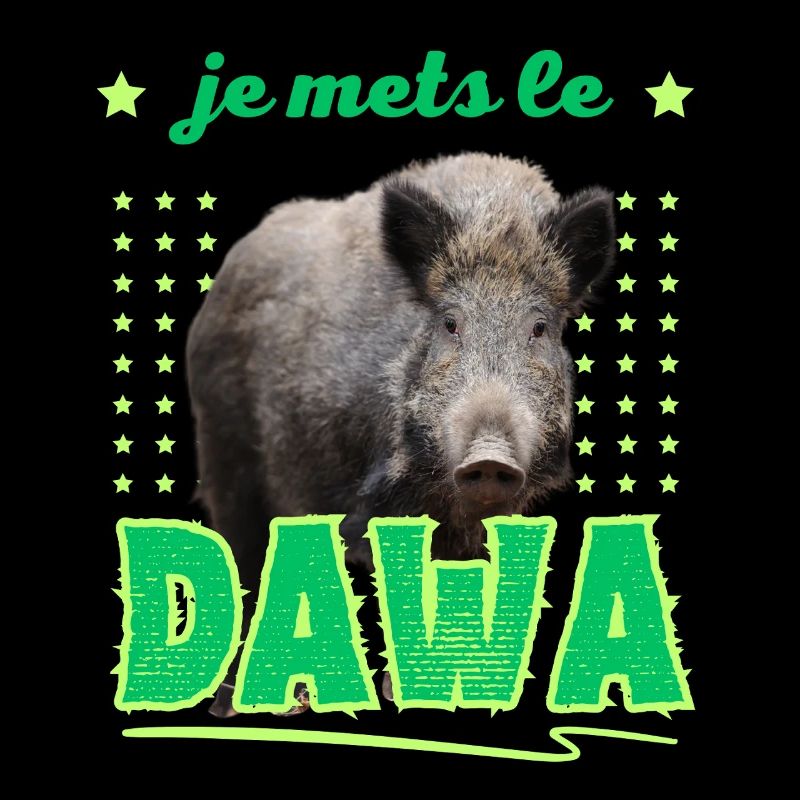 Ich stecke das DAWA in den Wald Jäger Geschenk