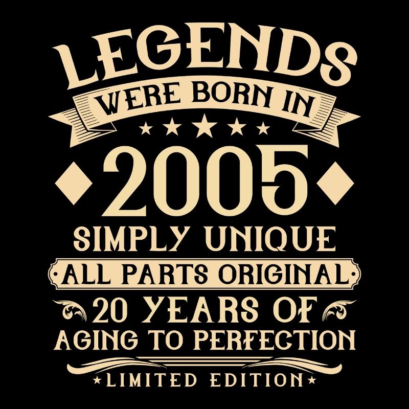 20e anniversaire né en 2005 - 20 ans