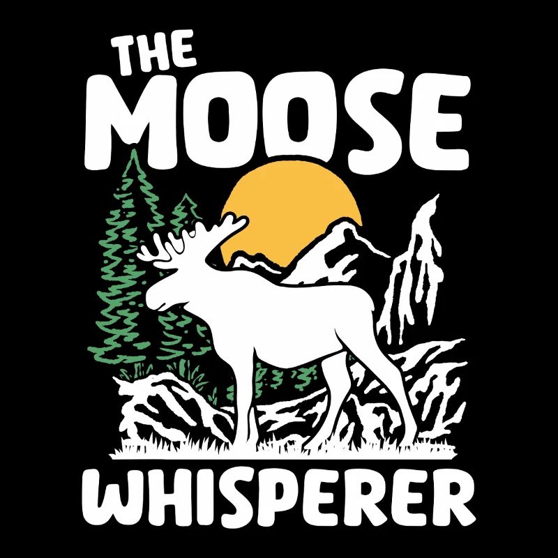 Moose Nature Silhouette Design