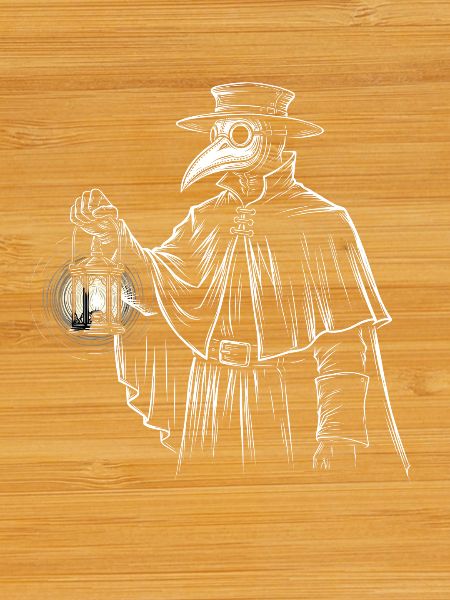 Mystical quack with lantern