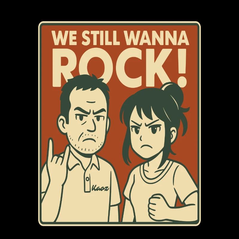 Rebellisches Rock-Elternduo