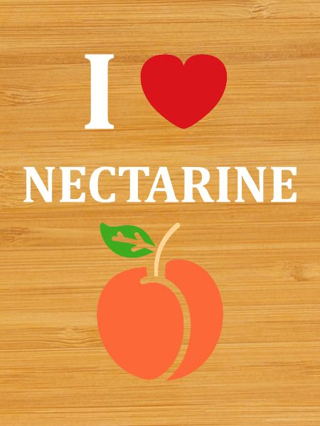Nectarine Peach Illustration Design