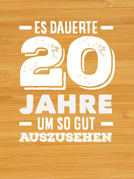 Funny 20th Birthday Gift