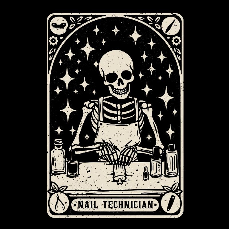 Nail Designer Nail Technician Tarot Card