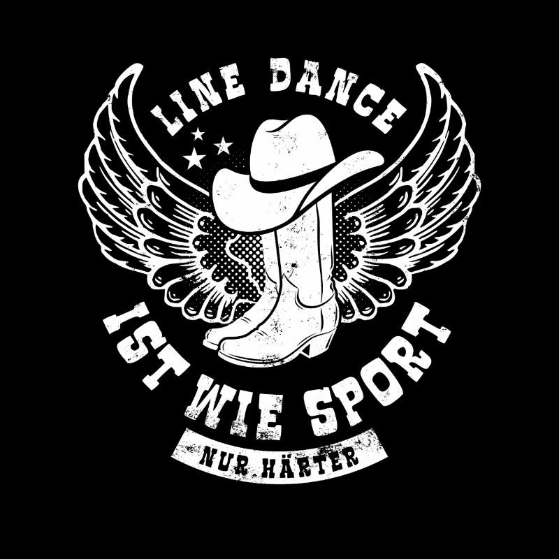 Line dancing is like sport, only harder