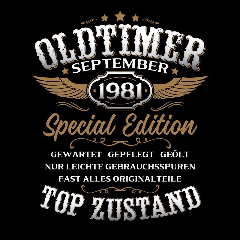44. Geburtstag Geschenk Oldtimer September 1981