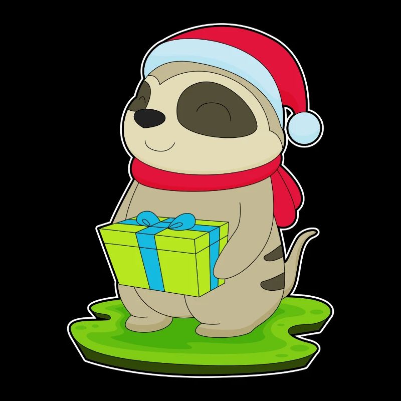 Chapeau de Noël de Noël suricate