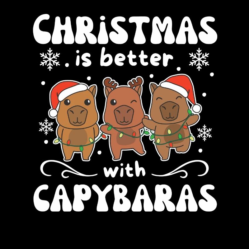 Noël c’est mieux avec des capybaras
