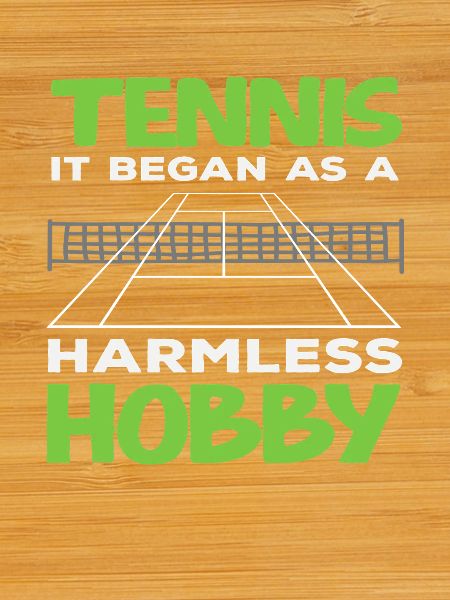 Tennis Player Harmless Hobby Fun