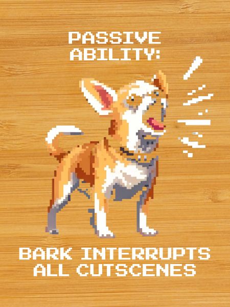 Passive: Barking stops cutscenes | Chihuahua