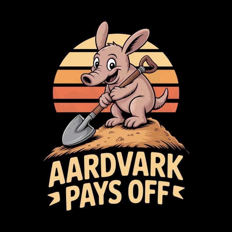 Erdferkel Motivation AARDVARK PAYS OFF