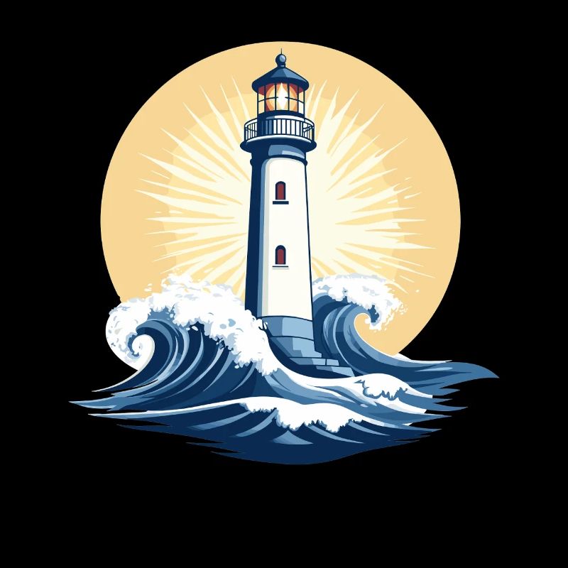 Lighthouse at sunrise