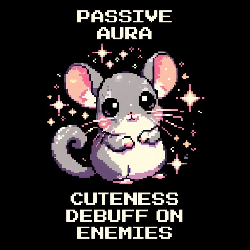 Passive Aura: Cuteness Debuff | Chinchilla
