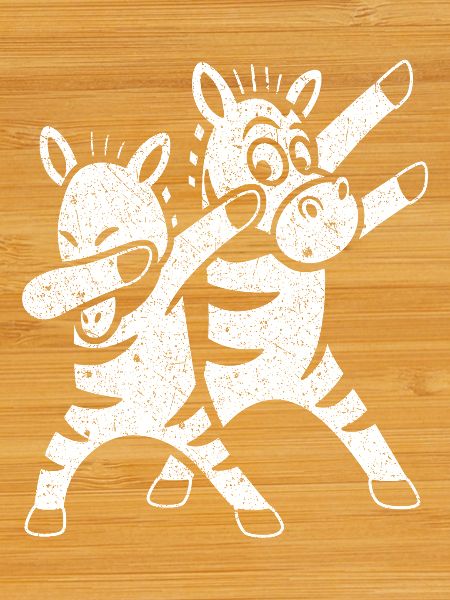 Funny Dancing Zebras Dabbing