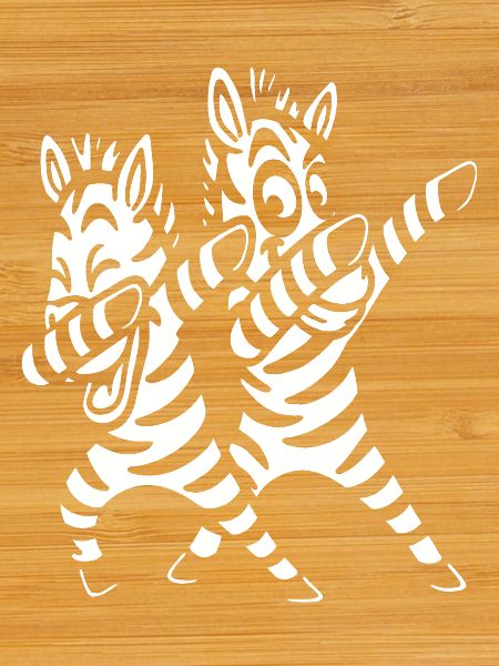 Dabbing Zebras Dancing