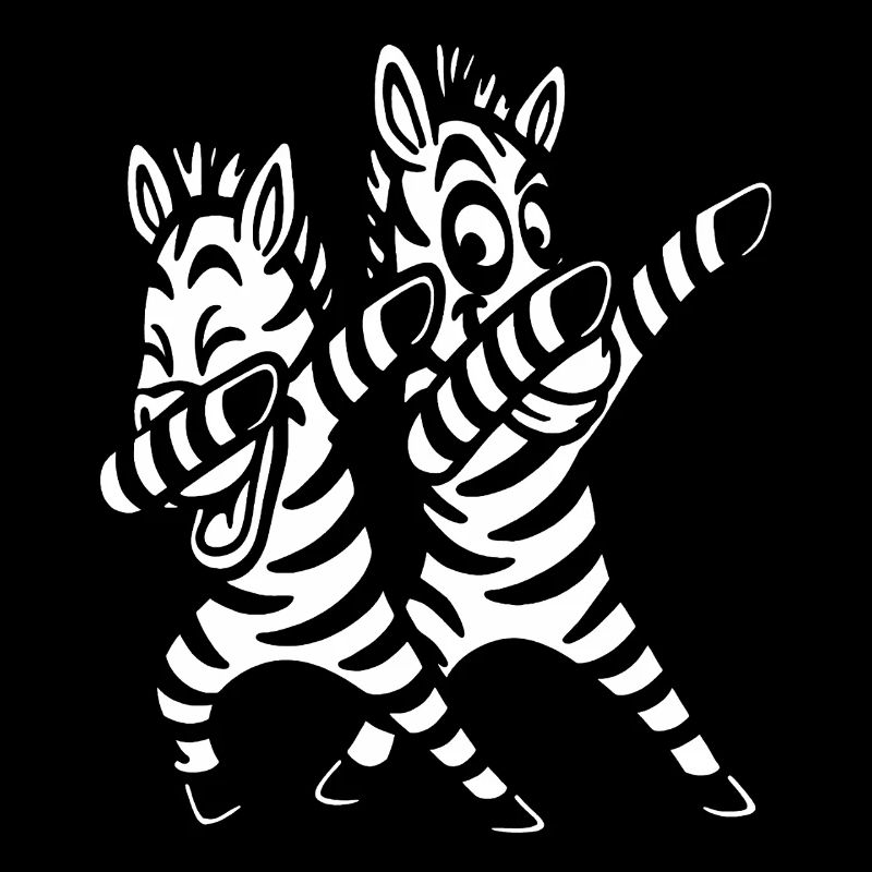 Dabbing Zèbres Dansant