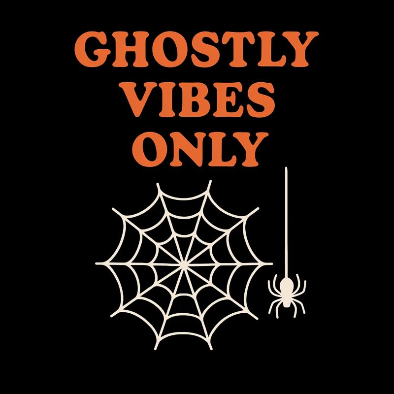 Spooky spiders and ghost motifs
